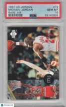 1997 Upper Deck MJ Rare Air Michael Jordan #72 PSA 10 - $155.00