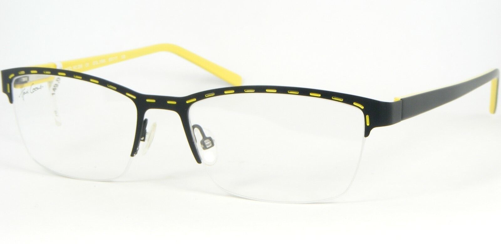 Henri Coombes Da Röhm HC 296 1588 Nero Giallo Occhiali Sole Rohm 53-17-135 - $58.41