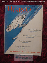 Harpe Rs January 1954 Wallace Stegner Sinclair Lewis Chester Bowles Milton Mayer - £6.79 GBP
