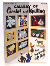 Gallery Crochet Knitting New Easy Make ideas vintage pattern book Star 89 1952 - $14.00