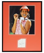 Nancy Lopez Signed Framed 16x20 Photo Display - £77.84 GBP