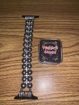 Gemek Handmade Faux Pearl Diamond Bracelet Apple Watch All Versions Free... - $5.99