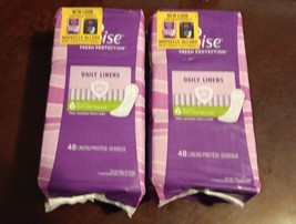 2 Poise Daily Liner,Very Light Regular, 48 Counts (P09) - £19.71 GBP