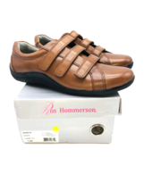 Ros Hommerson  Natasha Hook &amp; Loop Sneaker Tan Luggage Leather US 7.5M - £26.30 GBP