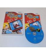 Rayman Raving Rabbids TV Party Nintendo Wii 2008 Complete - $8.80