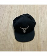 Chicago Bulls Hat Cap Black Mens Snapback Adjustable Fit Mitchell &amp; Ness... - $13.30 CAD