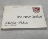 2000 Dodge RAM Pickup Owners Manual Handbook OEM K04B27023 - $26.99