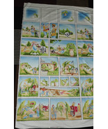 Perry Wahe Maywood Studio The Story Of Lagon Dragon Storybook Panel Fabric - £9.33 GBP
