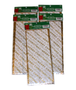 100 (LOT OF FIVE 20 COUNT) CHRISTMAS CELLO TREAT BAGS – WITH MATCHING TW... - £7.94 GBP