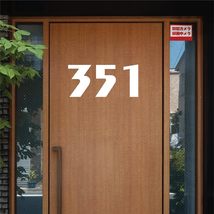 Personalized Address Numbers Sticker - Vinyl Number Stickers Set - 0-9 Digits, 2 - £79.12 GBP