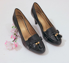 Circa Joan &amp; David Adrianna Black on Black Pumps US 6M #B036 - $18.80