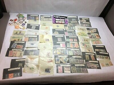Primary image for VINTAGE Lot of NON US Postage STAMPS Various COUNTRIES Values DESIGNS Uncounted