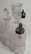 Daisy 3 Jar Cruet Set Glass - £95.63 GBP