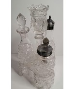 Daisy 3 Jar Cruet Set Glass - $120.00