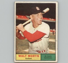 Walt Moryn 1961 Topps #91 St. Louis Cardinals - £2.44 GBP