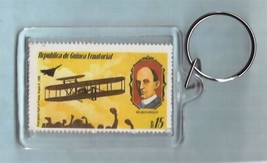 Collectible Postage Stamp Key chain - History of Flight - Orville Wright - £7.17 GBP