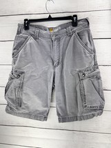 Carhartt Mens Cargo Shorts Relaxed Fit Gray Size 34 Utility Workwear Casual - $20.57