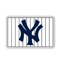New York Yankees Pinstripe Logo Baseball Fan Sticker Vinyl Decal (Style #6) - $4.50+