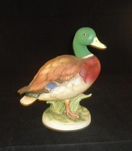 Vintage Mallard Duck Figurine Napcoware Napco Japan C-6724 Ltd Ed Series Lodge - $26.36