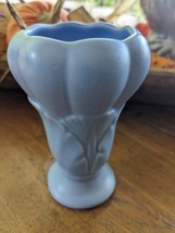 Vintage Blue Rumrill Miniature Pottery Vase - £31.84 GBP