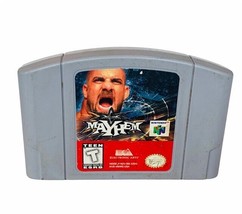 Mayhem Wrestling Goldberg Nintendo 64 Video Game vtg cartridge only WWF 1997 WCW - £15.47 GBP