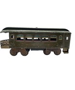 Vintage Lionel Lines Standard Gauge Metal Observation Train Car Green - $51.95 CAD