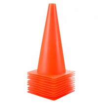 12 Inch Sport Training Soccer Cones, Traffic Safety Cones,Hazard Cones, Orange P - £39.30 GBP