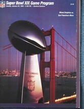 Jan. 20, 1985 Super Bowl XIX Game Program-Miami Dolphins Vs San Francisc... - £14.49 GBP