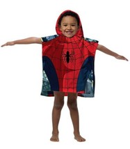 Spiderman Marvel Original Licensed Beach Hooded Towel (23.6”x47.2”) - £20.04 GBP