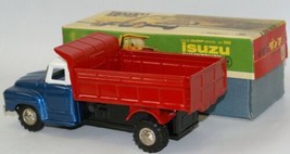Vintage Asahi Atc Japan Tin Friction Isuzu Dump Truck Toy Construction Truck - £159.50 GBP