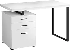 7646 Computer Desk, Home Office, Laptop, Left, Right Set-Up, Storage Dra... - £276.48 GBP