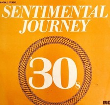 Sentimental Journey 30s and 40s 1969 Vinyl Record Brookville 33 12&quot; VRB7 - £8.63 GBP