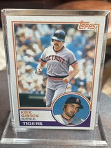 1983 Topps Kirk Gibson Near Mint NM #430 Baseball Detroit Tigers Free Shipping - £2.31 GBP