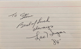 NFL Leo Sugar original signature - £39.96 GBP