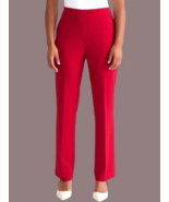 $79 Kasper Audrey Pull-On Trouser Size: US/CA 12 - Fire Red - $29.21