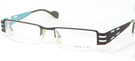 Dutz DZ240 35 BROWN-PURPLE / Blue Eyeglasses Glasses Hypo-Allergenic 51-19-140mm - £89.68 GBP