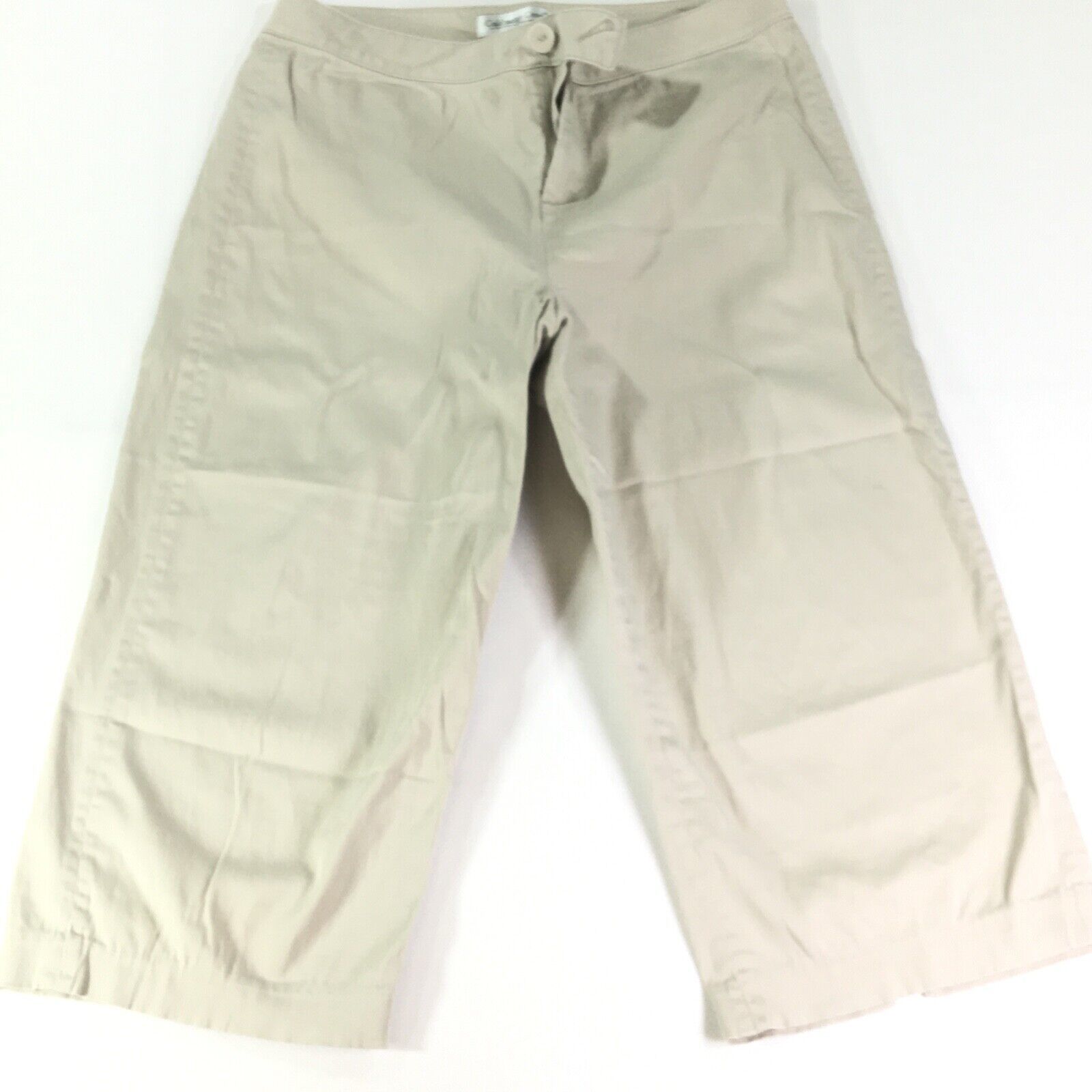 Cold Water Creek Womens Capri Pants Beige 4P - $6.93
