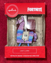Hallmark Epic Video Game Fortnite Loot Llama 2019 Christmas Tree Ornament New - $17.99