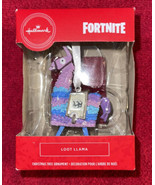 Hallmark Epic Video Game Fortnite Loot Llama 2019 Christmas Tree Ornamen... - $17.99