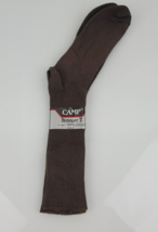 Vintage CAMP Buoyant 7 Sanitized Soft Brown Mens Dress Socks Orlon Acryl... - £31.02 GBP