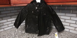 Urban Republic Hooded Boys Black ZIP/BUTTON Up Jacket Size 2T - £38.03 GBP