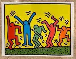 Keith Haring sans Titre Danse Giclée Sur Papier Imprimé Pop Art - £315.18 GBP