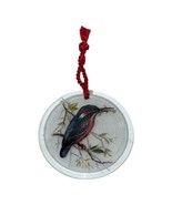 Vintage Kingfisher Bird Christmas Tree Ornament Chance Glass Group Engla... - $19.24 CAD