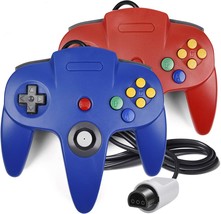 Innext Classic Wired N64 64-Bit Gamepad Joystick, 2 Pack, For Ultra 64  Video - £35.60 GBP