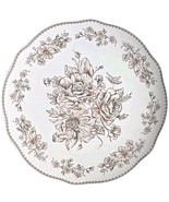 Set of Four (4) Pioneer Woman ~ AGATHA BROWN ~ 10.5&quot; Stoneware Dinner Pl... - $112.35 CAD