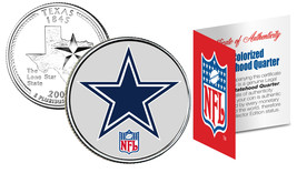 DALLAS COWBOYS NFL Texas U.S. Statehood Quarter U.S. Coin *Licensed* - $12.95