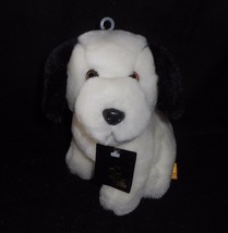 6&quot; Vintage 1992 24K Polar Puff Glen White Puppy Dog Stuffed Animal Plush Toy Tag - £18.65 GBP