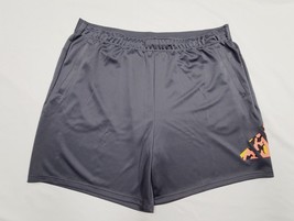 Size 2XL adida AEROREADY Gray Orange 7&quot; Athletic Sports Casual Shorts 38&quot; - £14.02 GBP