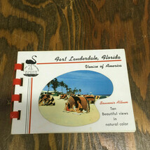Vintage Fort Lauderdale Florida Venice of America small picture souvenir... - €17,15 EUR
