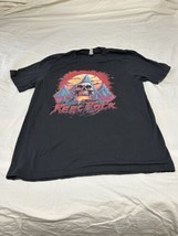 Reel Rock Climbing Punk Skull T-shirt Band retro XL Black - $19.80